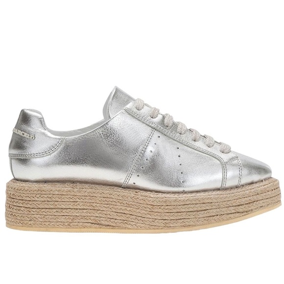 Manuel Barcelo Shoes - Italian designer Platform Espadrille Sneakers